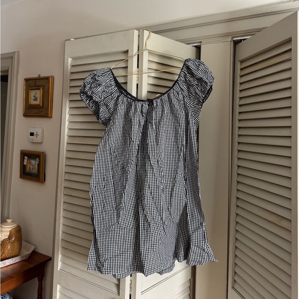 Doen Julia dress black and white size small